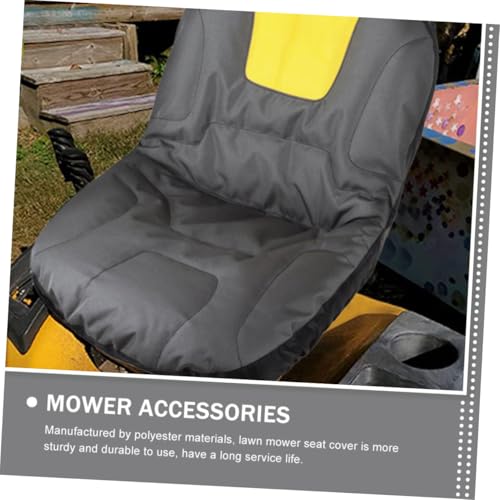 Housse siège tondeuse tracteur de jardin polyester avec pochette