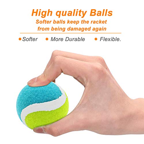 NTR Paddle Balls and Catch Game Set for Kids Toss and Catch Ball Game Set Outdoor for Adults and Children(4 Paddles,4 Balls,1 Storage Bag)