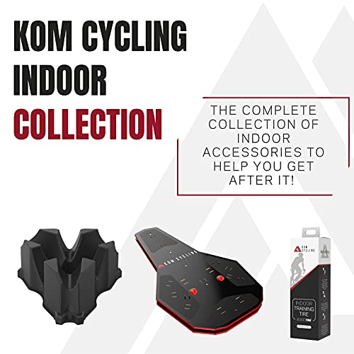 Kom Cycling Media Display - Indoor Cycling Desk For A Bicycle Trainer - Bike Desk Creates A Rad Indoor Cycling Pain Cave - The Bicycle Trainer Desk Is Perfect For Displaying Zwift, Tr, And Wahoo Suf! #TOP4