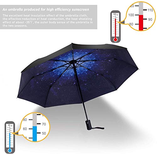 Umbrella for Women | Umbrella for Men | UV Coated 3 Fold Umberallas for Rain with Auto Open and Close Small Folding Umbrella Travel Parasol with 95% UV Protection-Windproof Umbrella Automatic Umbrellas