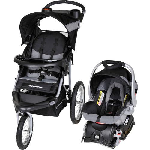 Baby Trend Expedition Jogger Travel System blanco miniatura 2