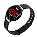 Men Women Unisex Sport Digital Running Watch Electronic Waterproof Outdoor Casual Military Watches with Touch Screen LED Display Calendar Date Wristwatch - Black