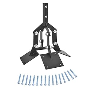 Weathervane steel adjustable cupola mount weather vanes mount for roof with mounting brackets extension 4 plates  urban country home decor
