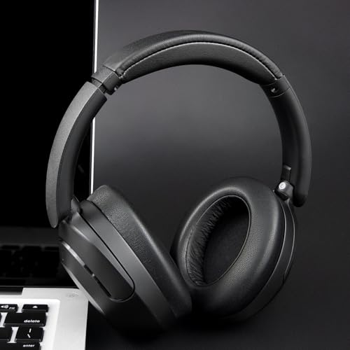 Image of SOULWIT Headband Side Cover Slider Outer & Inner for Sony WH-XB910, XB910N Extra Bass Noise Cancelling Headphones(Do Not Fit WH-XB900N), Replacement Head Band Repair Part Accessories Kit - Black