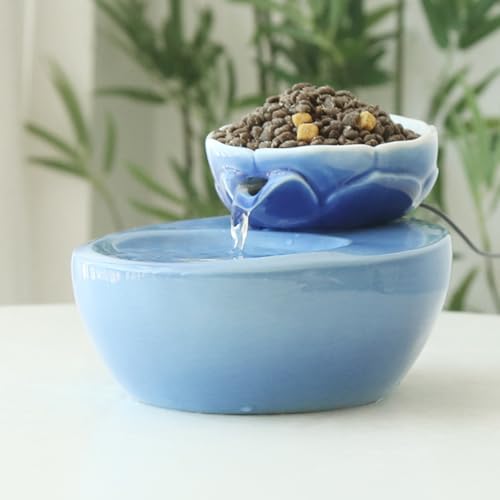 Bol en céramique bleu Mobestech automatique 1.5L chat et chien - 5