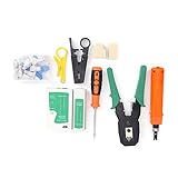 Werkzeugset für die Netzwerkverkabelung Tragbares Professionelles Kabelerkennungszubehör Einfach zu Transportieren und Aufzubewahren