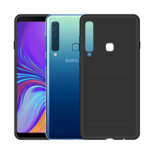 Image of Case Creation Luxurious OG Series for Samsung Galaxy A9 (2018) Case Cover,Anti-Dirty Slim Case Frosted Matte Cute Candy TPU Raised Bezel (Splash of Color) Back Cover for Samsung A9 2018 -Black