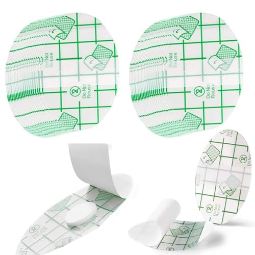 JEYORZY 60 Pezzi Adesivi per Orecchie Impermeabili per Bambini, Adesivo Impermeabile di Protezione Dell'orecchio Monouso, Copriorecchie Trasparenti UltraSottili Adesivi Orecchie per Doccia e Nuoto