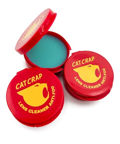 EK World Wide CAT Crap Paste 3-Pack Lens Cleaner Paste Anti-Fog Formula for Eyeglasses Sunglasses Camera Lenses & Optics