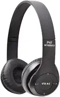 Fone Bluetooth 5.0 Sem Fio P47 Dobrável com Rádio FM Entrada Auxiliar Microfone Integrado