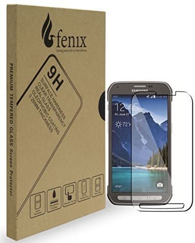 Fenix - Samsung Galaxy S5 Active [0.26mm Thickness] 9-H Premium Tempered Glass Screen Protector with Two Year Warranty/Ultra High Definition Anti-Bubble Crystal Shield