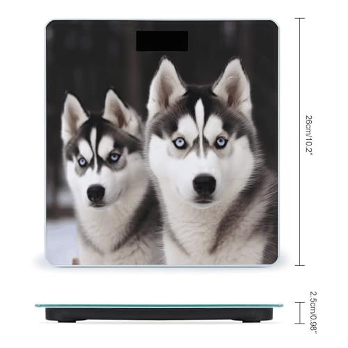 Báscula Digital de Baño Husky Dog Precisa 180kg miniatura 2