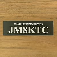 アマチュア無線機 コールサインプレート① LEDアクリルプレート トラック 内装 アマチュア無線 コールサインプレート① LEDアクリルプレート