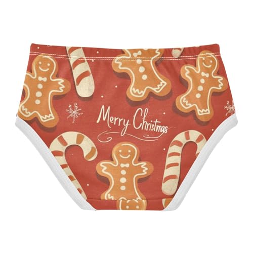 Candy Cane Girls' Underwear for Daily Wear Briefs Underwear for Kid in Sizes 2T,3T, 4T, 5T, 6Y and 8Y2