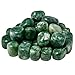Amazing Gemstone Moss Agate Crystals and Healing Stones Tumbled - 1 oz Moss Agate Stones, Healing Stones for Energy Balance, Stress Relief - Premium Polished Gems Rocks for Meditation & Wellness
