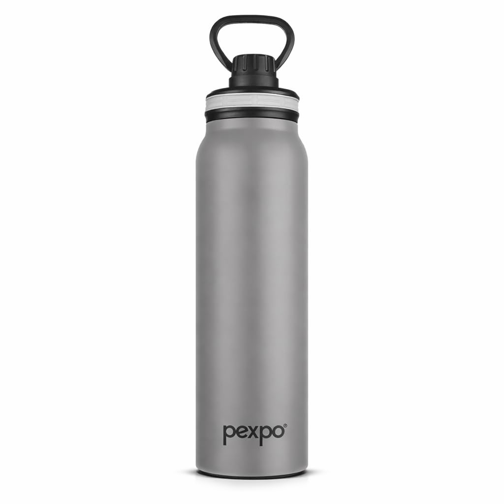 Go24 pexpo Stainless Steel Water Bottle 1 Litre, 3 Layer Vacuum Insulated — Amazon image 10
