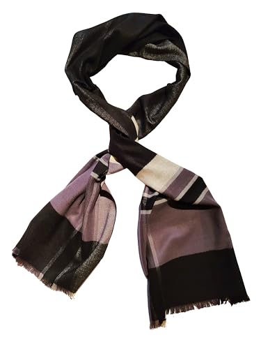 Écharpe Rigatoseta Posh Gear en pure soie premium pour homme et femme