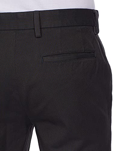 Image of Marks & Spencer Blue Harbour Mens Self Design Mid Rise Slim Fit Trouser