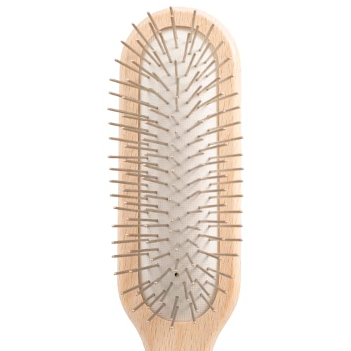 Chris Christensen 20 Mm Oblong Pin Dog Brush, Original Series, Groom Like A Professional, Stainless Steel Pins, Lightweight Beech Wood Body, Ground And Polished Tips #TOP3
