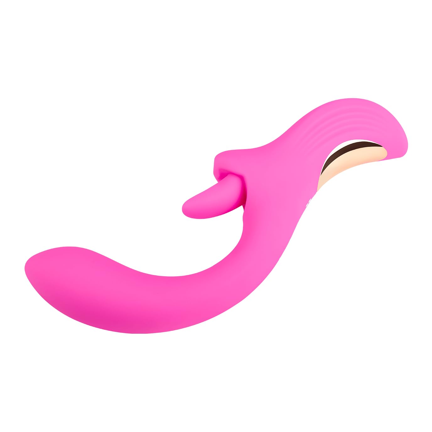 EIS | vibratore | Rabbit in silicone con lingua rotante | 22,5 cm | impermeabile (IPX7) | ricaricabile | 2 motori con 7 programmi ciascuno | materiale delicato sulla pelle
