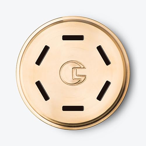 CAPO12 - Trafila 'Bronzo' N° 251 Pizzoccher XXL para Kenwood. Compatibilidad con Philips Pasta Maker, 7000 avance, Viva Collection, Fattorina, Simac, Aries, usando ANILLOS DE REDUCCIÓN.