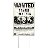 Rubie's 5000091 Harry Potter Wanted Plakat Znaki Trawnik Dekoracja, Plastik, Jak Pokazano
