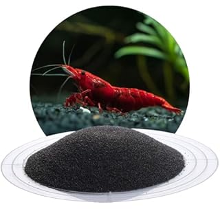 Schicker Mineral Sable d'aquarium Noir 0,4-0,8 mm 25 kg, Gravier Fin pour Aquarium, substrat aux Bords arrondis, Couleur inaltérable, Gravier pour Aquariums d'eau Douce et Aquariums d'eau de mer