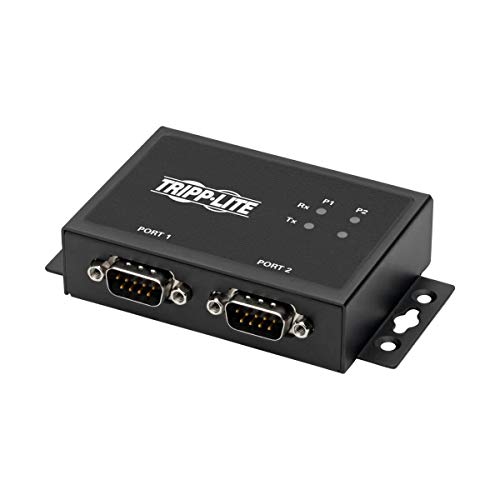 Limited Stock Tripp Lite 2 Port USB to Serial Adapter, RS-422/RS-485, FTDI with COM Retention, USB-B to DB9 F/M (U208-002-IND)