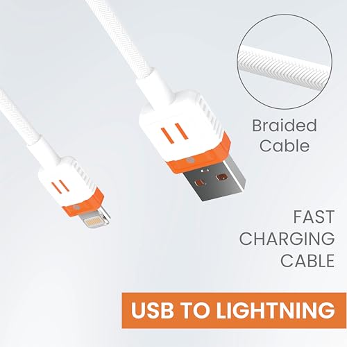 Image of JUST CORSECA SSPEED 20W PD Fast Car Charger | Dual Port USB & Type-C Adapter with 1M Lightning Cable | Fast Charging for iPhone, Android & Tablets | Portable Travel Charger (Black)