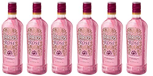 Larios Rosé Mediterránea Premium Gin 37,5% Vol. 6 x 0,7 Liter