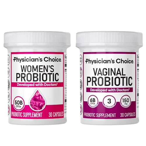 Physicians CHOICE Feminine Power Duo Bundle - Vaginal Probiotic + Womens Probiotic Bundle