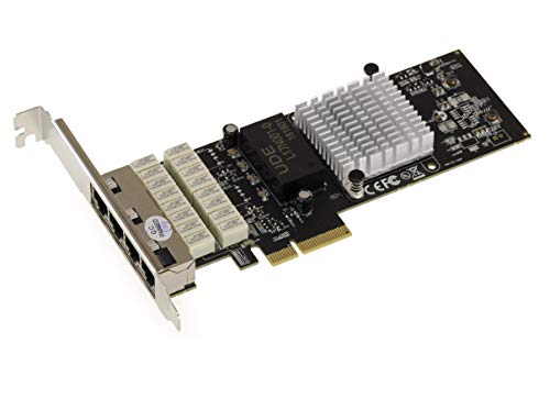 Tarjeta de red PCIe 1G Gigabit Ethernet 4 Puertos LAN Bypass KALEA-INFORMATIQUE Intel I350AM4