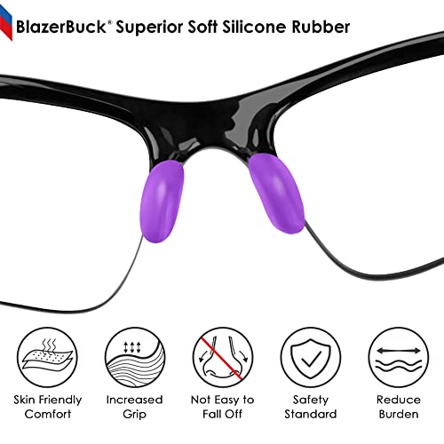 Image of BLAZERBUCK Replacement Nose Pads Piece for Oakley Bisphaera OO9400
