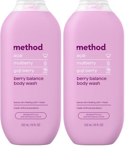 Image of Method Body Wash, Berry Balance, Paraben and Phthalate Free, 18 oz (Pack of 2)