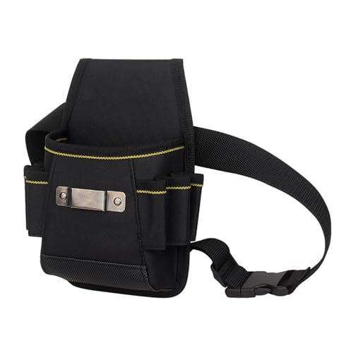 Portable Storage Bag with Manual Tools for Electrician and Hardware Kit - Multi Functional Waist Pouch for Home Maintenance, Electrical Repairs and Troubleshooting