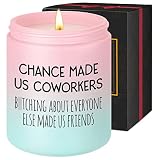 LEADO Coworker Candle - Work Bestie Gifts for Women, Men - Going Away Gift, Coworker Leaving Gifts,