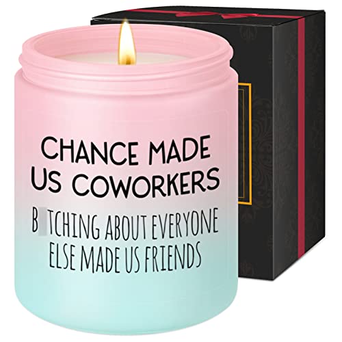 Leado Coworker Candle - Work Bestie Gifts For Women, Men - Going Away Gift, Coworker Leaving Gifts, Thank You Gifts, Farewell Gifts For Coworkers - Friend Gifts, Funny Birthday Gifts For Women #TOP9
