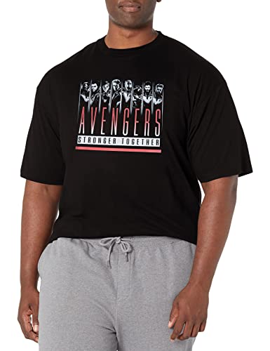 T-shirt Avengers Together Marvel noir 3XL : fini les hauts trop serrés