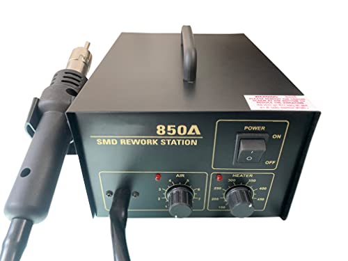 Image of Ozu Analog Hot Air Gun Soldering Station 850A SMD Rework Station For All Types of Circuits /PCB or motherboard For Removing Components, Ic, Port, Jack Etc