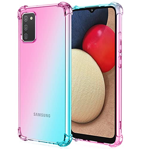 HUANGTAOLI Case Compatible with Samsung Galaxy A03s, Slim Soft TPU Shockproof Anti-Scratch Phone Case Cover with Reinforced Corner Bumper
