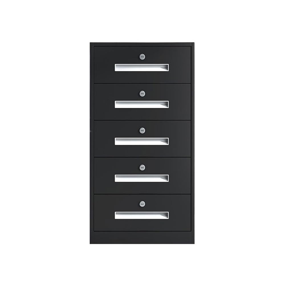 Aioneer Filing Cabinet For Home Office Steel Home Chest Of Drawers Office Increased Capacity Multifunctional Storage Cabinet File Data Office Cabinet File Cabinet-Black