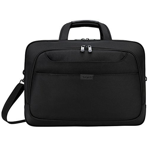 image for Targus Blacktop Professional Business Deluxe Briefcase, with Checkpoin