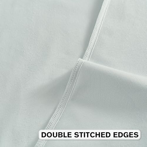 Image of FUTEI Pack of 2 Velvet Throw Pillow Covers 22x22 Inch Soft Embossed Leaf-Relief Textured Decorative Cushion Cases Modern Natural Farmhouse Accent for Couch Bed Living Room, Light Blue