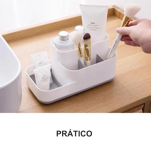 Organizador Maquiagem, Organizador Mesa, Organizador Cosmeticos, Porta Maquiagem, Porta Maquiagem Or