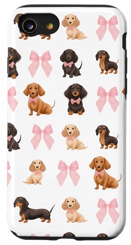 ダックスフンド 犬 コケット ソーセージ 犬 ドキシー愛好家 スマホケース iPhone SE (2020) / 7 / 8 用