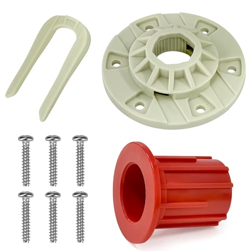 W10528947 W10396887 Washer Drive Hub Kit with 52719 Basket Bushing & 8533953 Hub Screws Compatible with Whirlpool Kenmore Maytag VMW Replaces W10528947VP AP5665171 PS6012095 PS990227