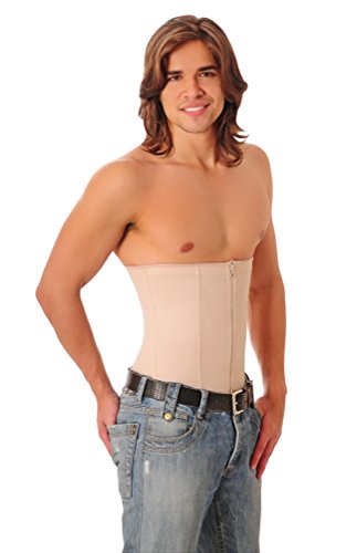 Salome Waist Cincher for Men 0121 Black - 2X