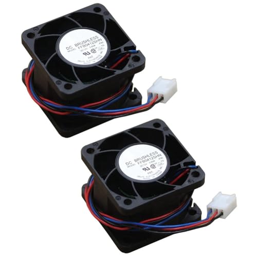 Giwnhvx 2 Uds FFB0412SHN 4028 12V 0.6A Ventilador de Flujo de Aire Microviolento 40x40x28MM Ventilador de Refrigeración para ANTMINER AWP8 PSU