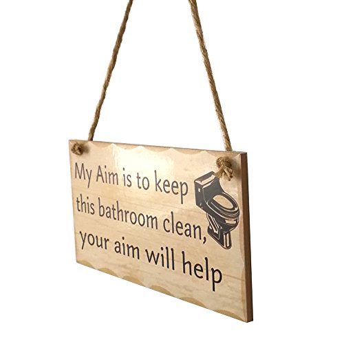 Babyhängematte Hölzerne Wäscherei Wand Tür hängende Zeichen Plakette Anhänger schnelle Dekoration (multicolour, One Size)