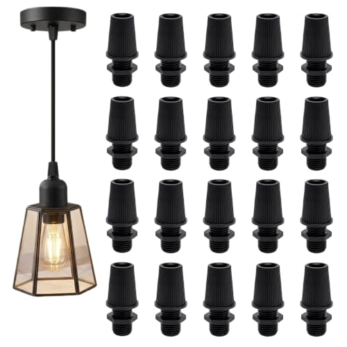 Ermenlifiqq 20 pièces serre-câble anti-traction pour câble, maintien de pour luminaires, pour suspensions et plafonniers